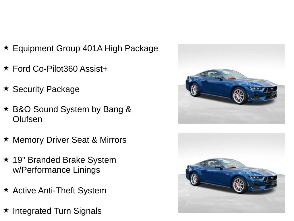 Used 2024 Blue Ford GT Premium image 25