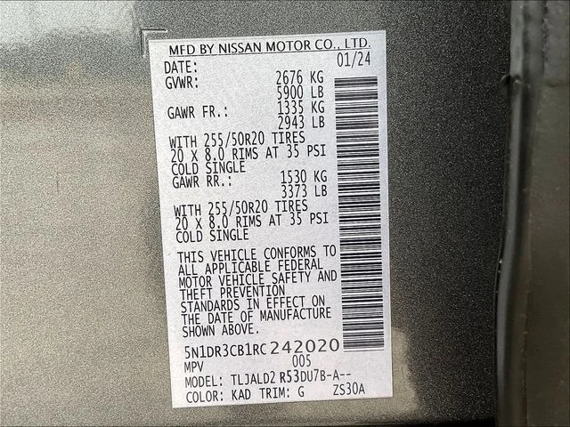 Used 2024 Gray Nissan SL image 21