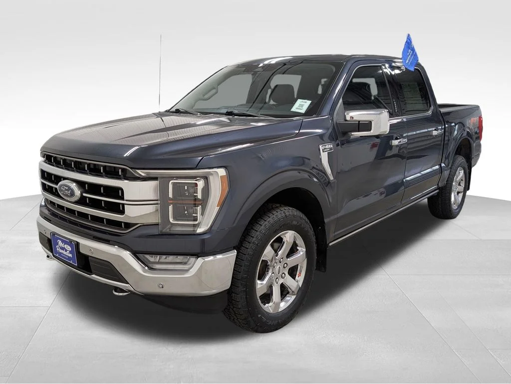 Certified Used 2022 Smoked Quartz Metallic Tinted Clearcoat Ford Lariat image 23