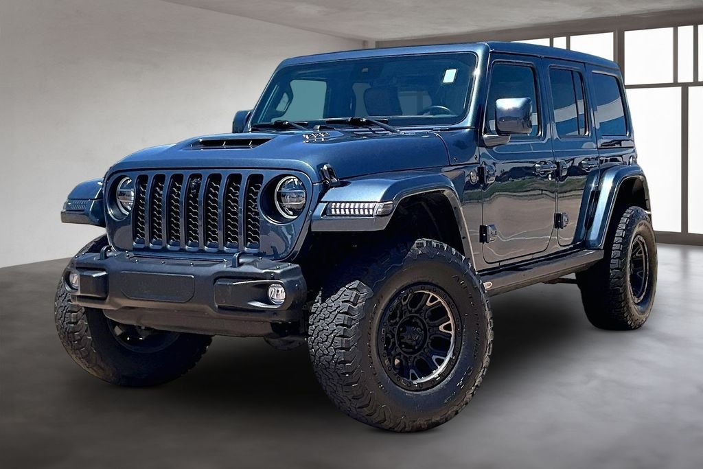 Used 2021 Black Clearcoat Jeep Unlimited Rubicon 392 image 1