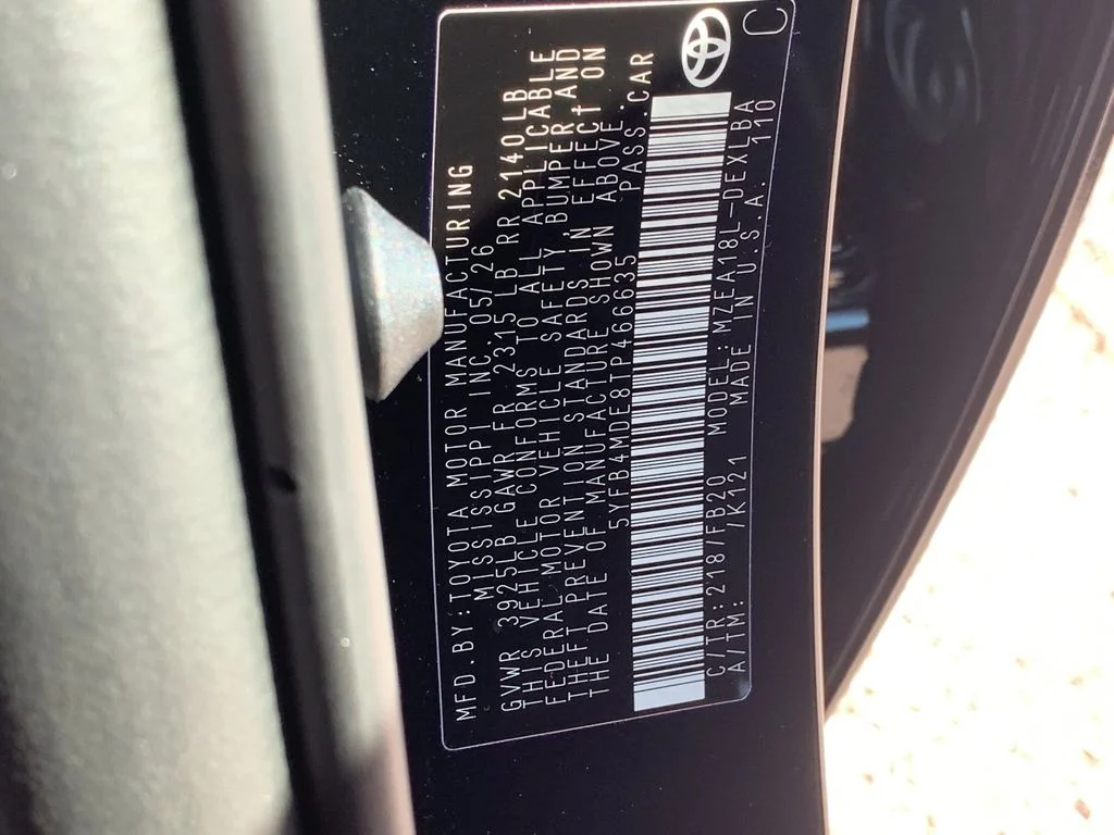 Used 2026 Black Toyota LE image 33