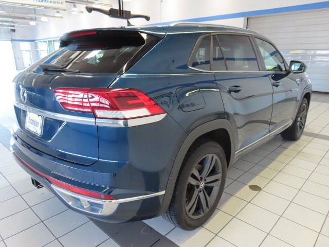 Used 2021 Blue Volkswagen 3.6L V6 SE w/Technology R-Line image 13