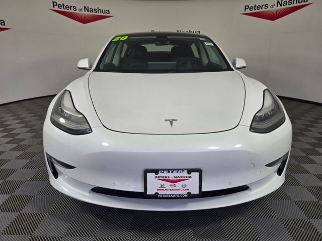 Used 2020 Pearl White Multi-Coat Tesla Long Range image 9