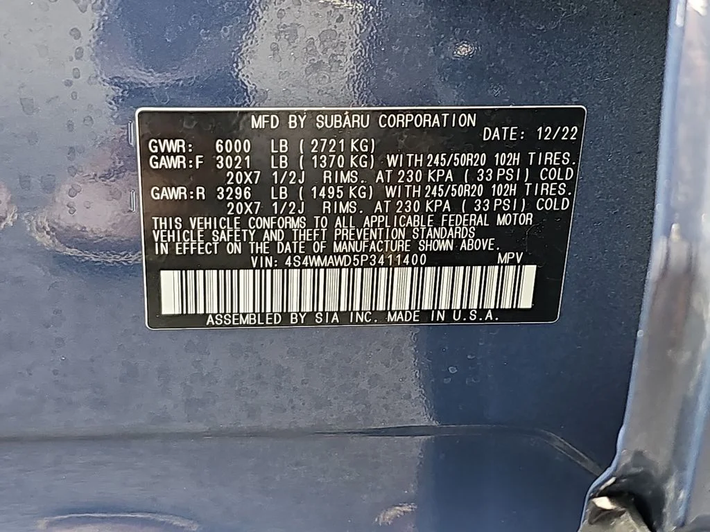 Used 2023 Blue Subaru Touring image 37