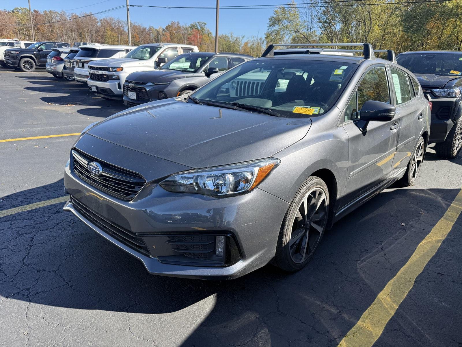 Used 2022 Magnetite Gray Metallic Subaru Sport image 3