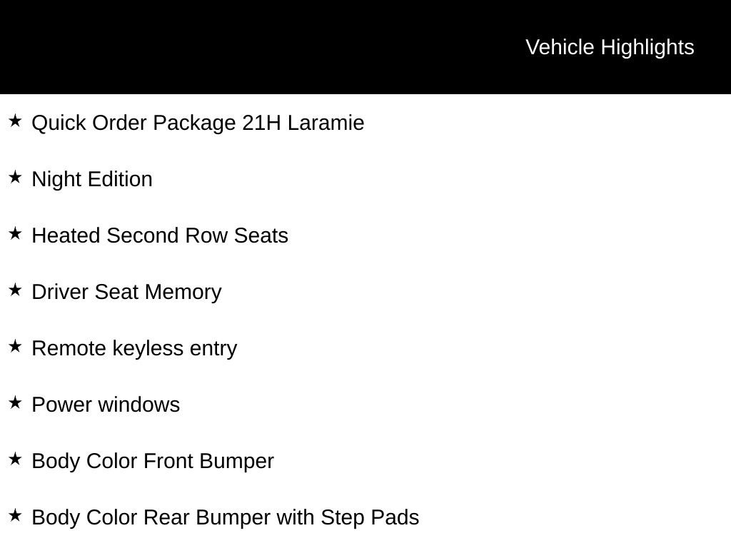 New 2026 Granite Crystal Metallic Clear-Coat Exterior Paint RAM Laramie image 3