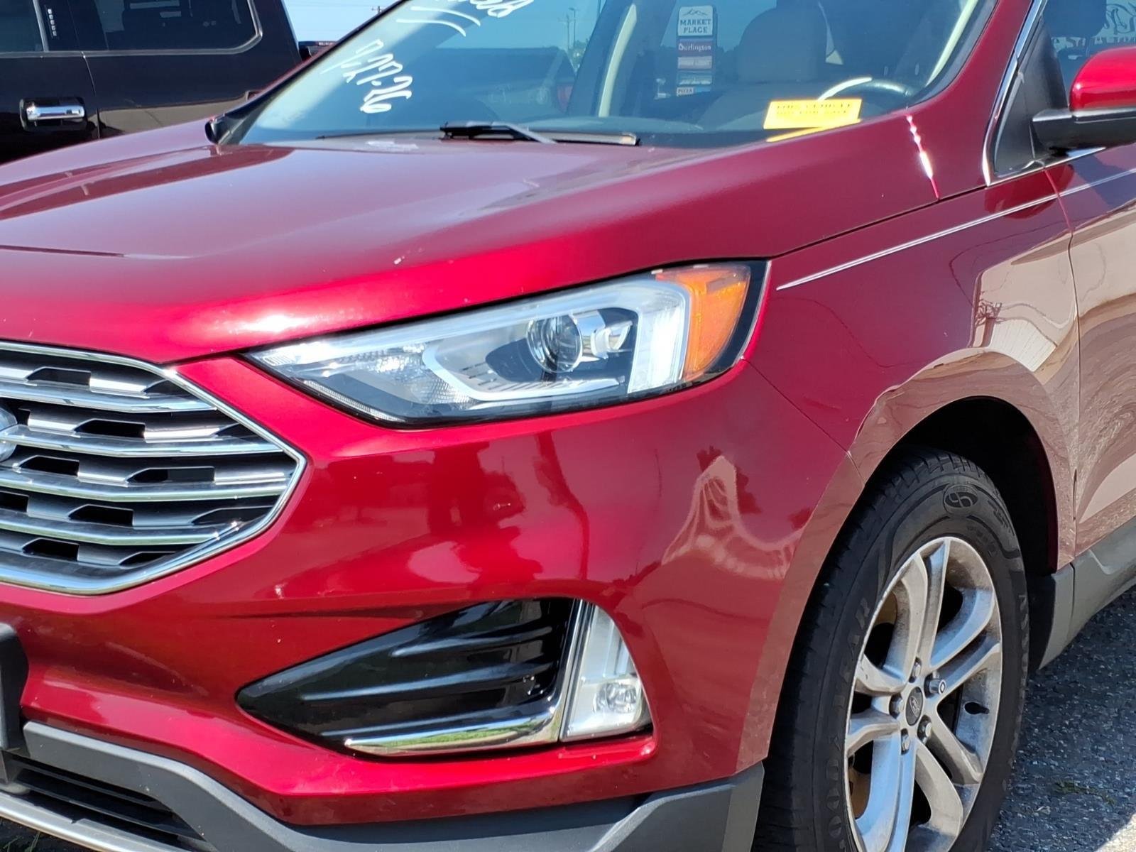 Used 2019 Ruby Red Metallic Tinted Clearcoat Ford SEL image 2