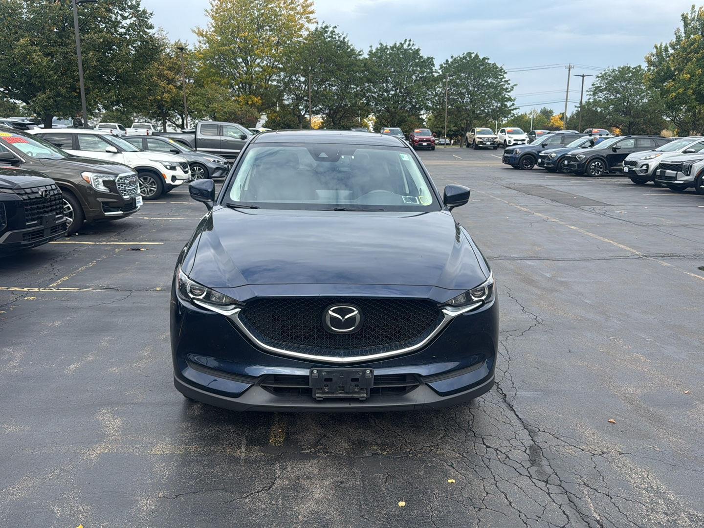 Used 2021 Deep Crystal Blue Mica Mazda Touring image 2