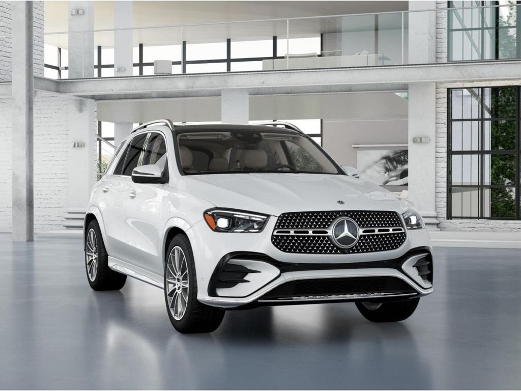 New 2026 MANUFAKTUR Moonlight White Metallic Mercedes-Benz GLE 350 image 9