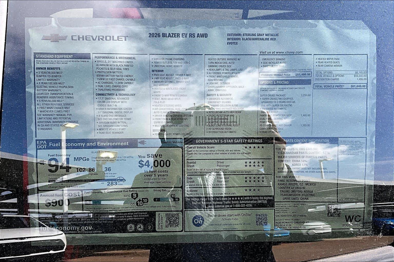 New 2026 Sterling Gray Metallic Chevrolet RS image 21