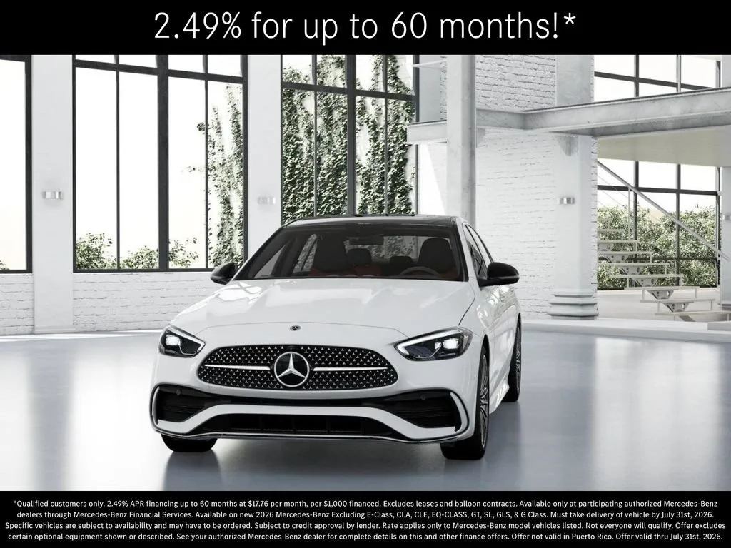 New 2026 Polar White Mercedes-Benz C 300 image 84