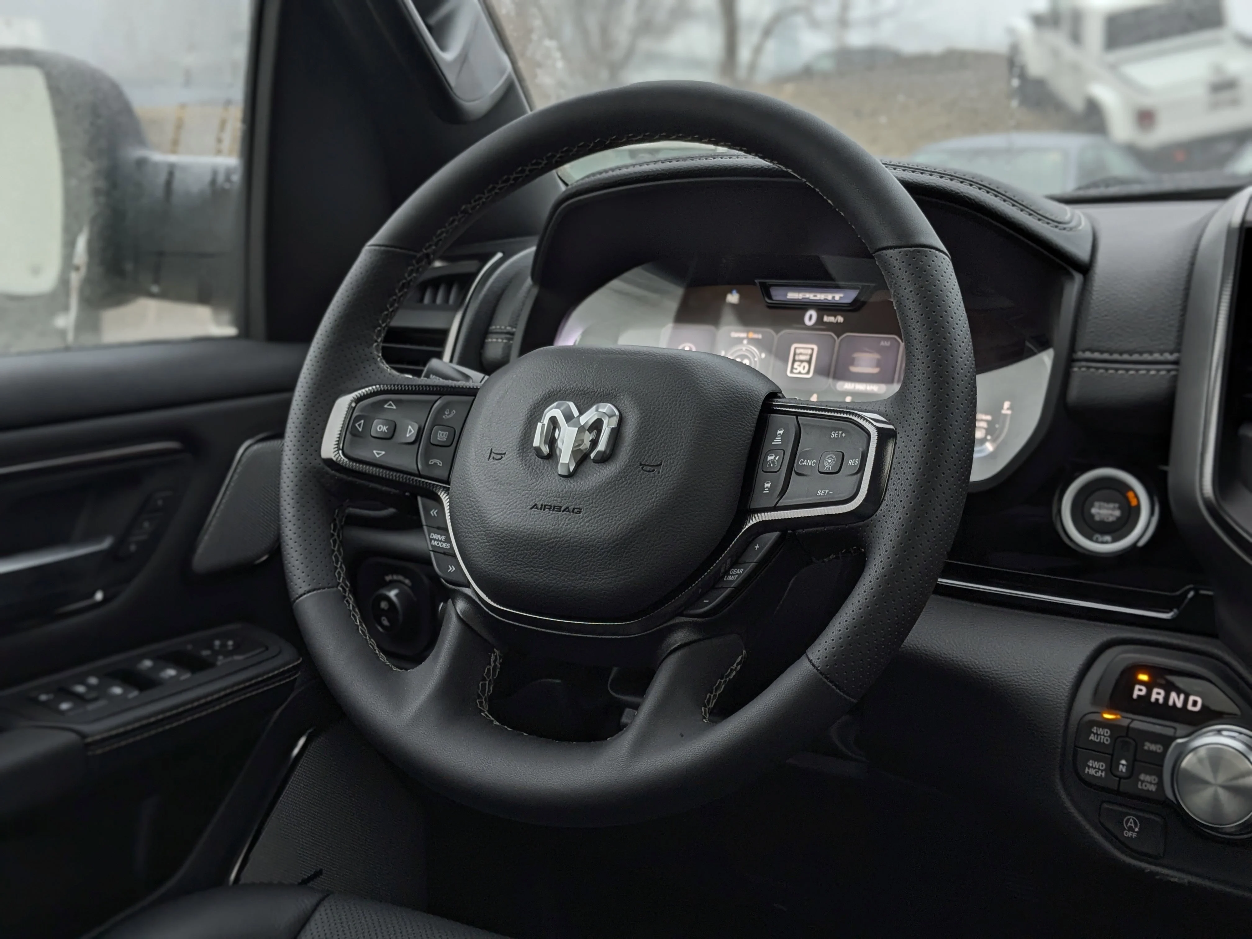 New 2026 Black RAM Sport - - Level 1 Equip Grp - Dual?Pane Panoramic Sunroof - Leather?Faced Bucket Seats - 5.7L image 16