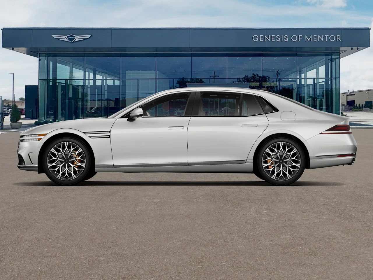 New 2026 Uyuni White Pearl Genesis 3.5T E-SC MHEV AWD image 3