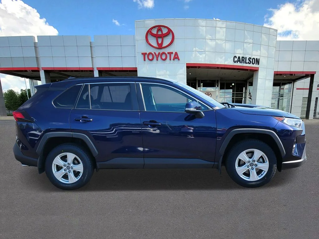 Certified Used 2021 Blue Toyota XLE image 4