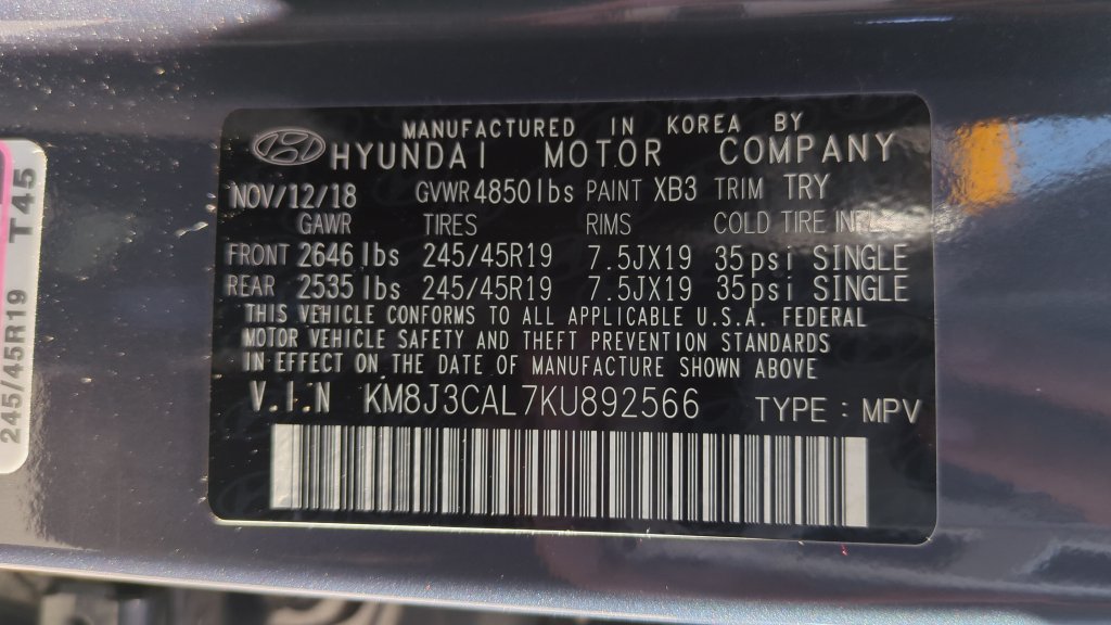 Used 2019 Blue Hyundai Sport image 23