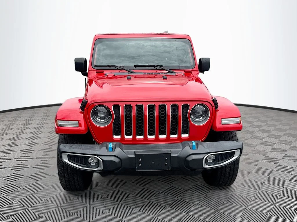 Used 2023 Red Jeep Sahara 4xe image 2