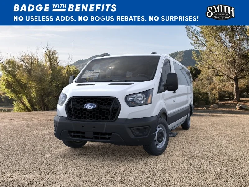 New 2026 Oxford White Ford Passenger Van XL image 3