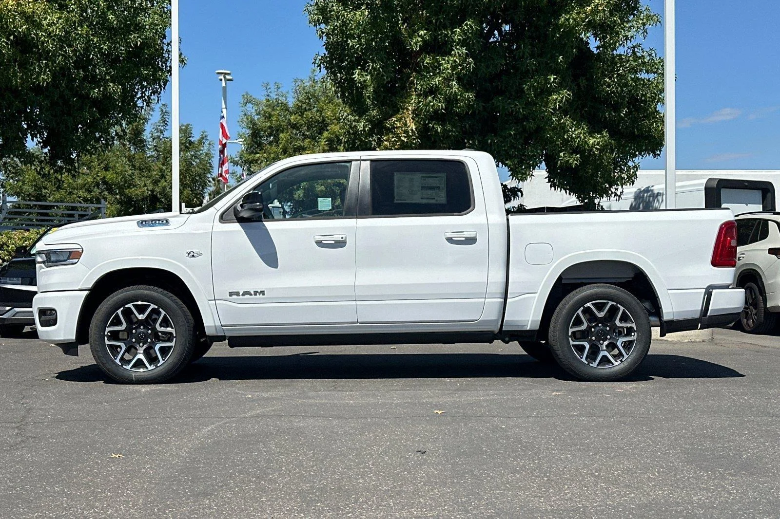 New 2026 Bright White Clear-Coat Exterior Paint RAM Laramie image 6