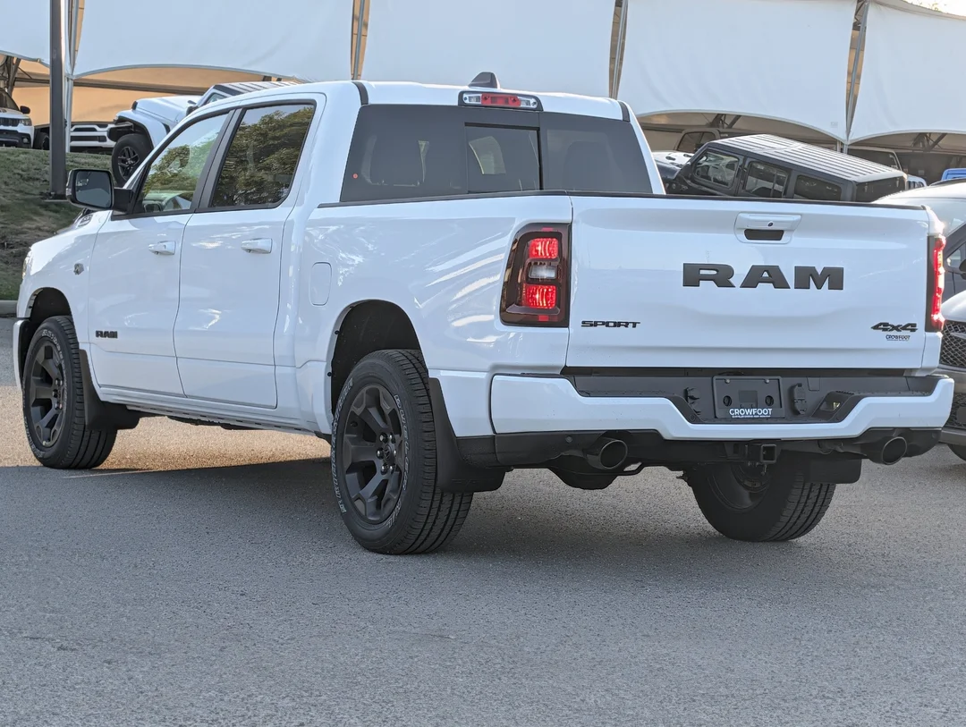 New 2026 White RAM Sport - - 5.7L HEMI eTorque - Trailer Brake Ctrl - 3.92 Rear Axle - All-Weather Mats & More! image 6