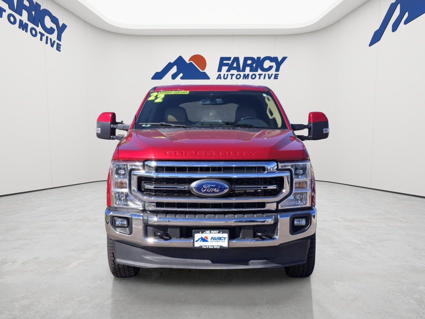 Used 2022 Rapid Red Metallic Tinted Clearcoat Ford LARIAT image 2