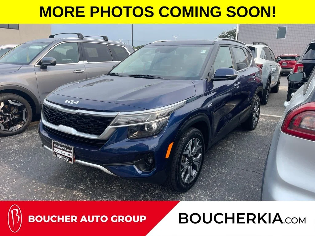 Used 2023 Dark Ocean Blue Kia EX image 1