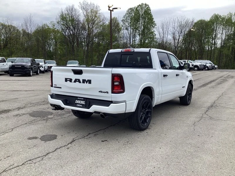 New 2026 Bright White Clear-Coat Exterior Paint RAM Laramie image 7