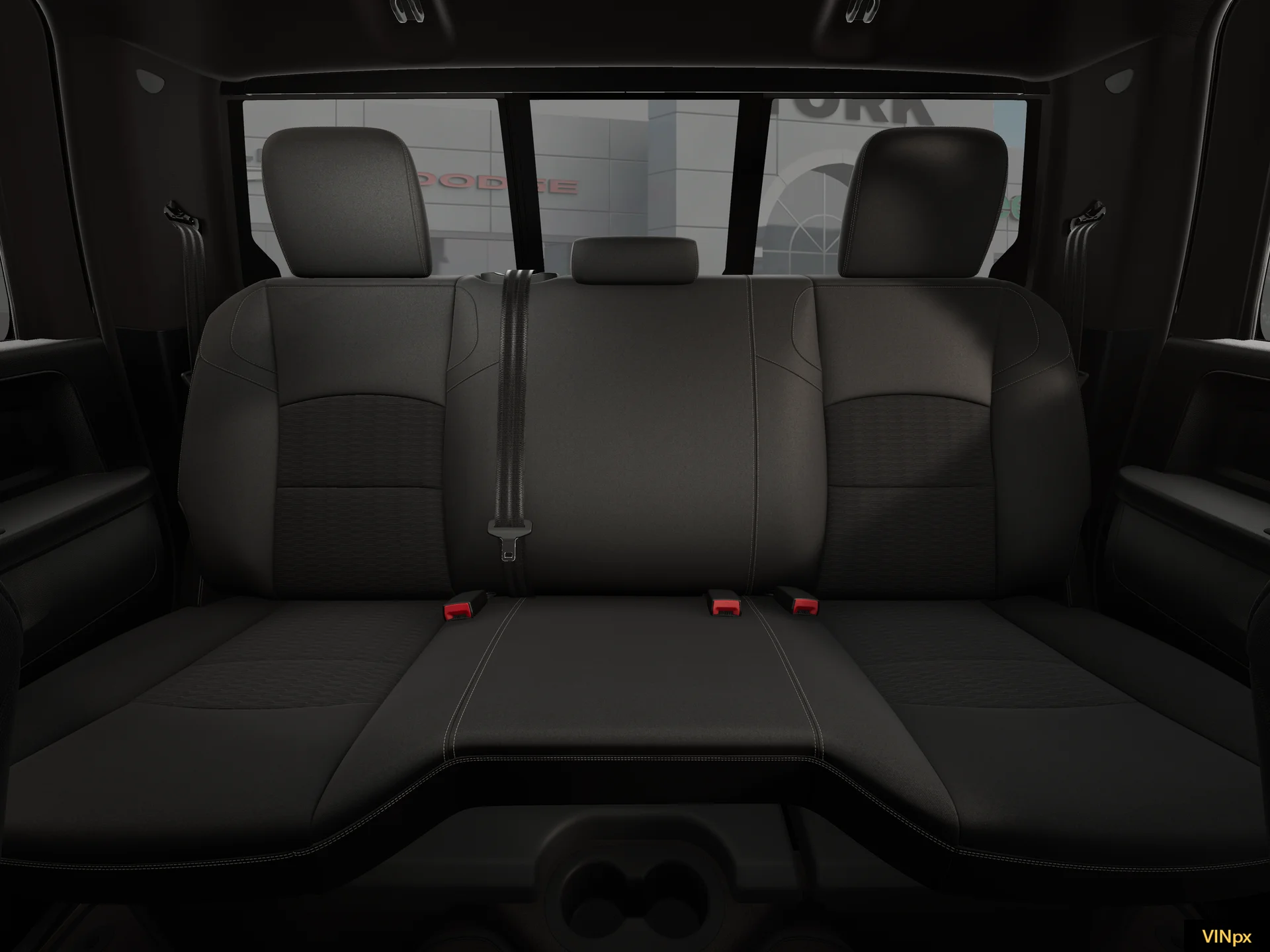 New 2027 Diamond Black Crystal Pearl-Coat Exterior Paint RAM Tradesman image 17