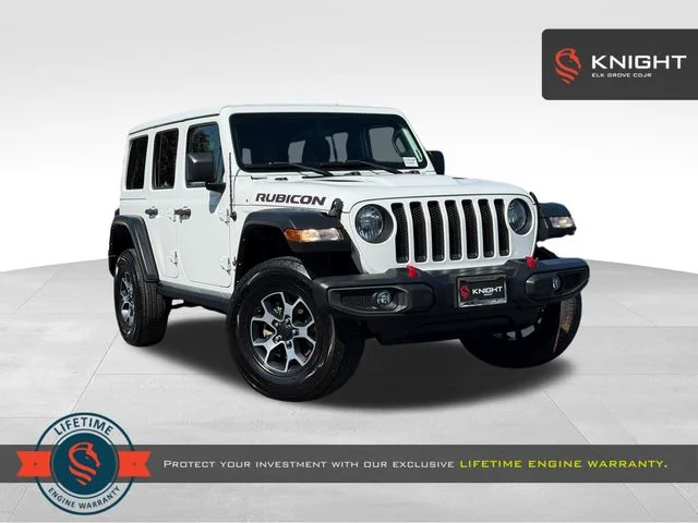 Used 2022 White Jeep Unlimited Rubicon image 1