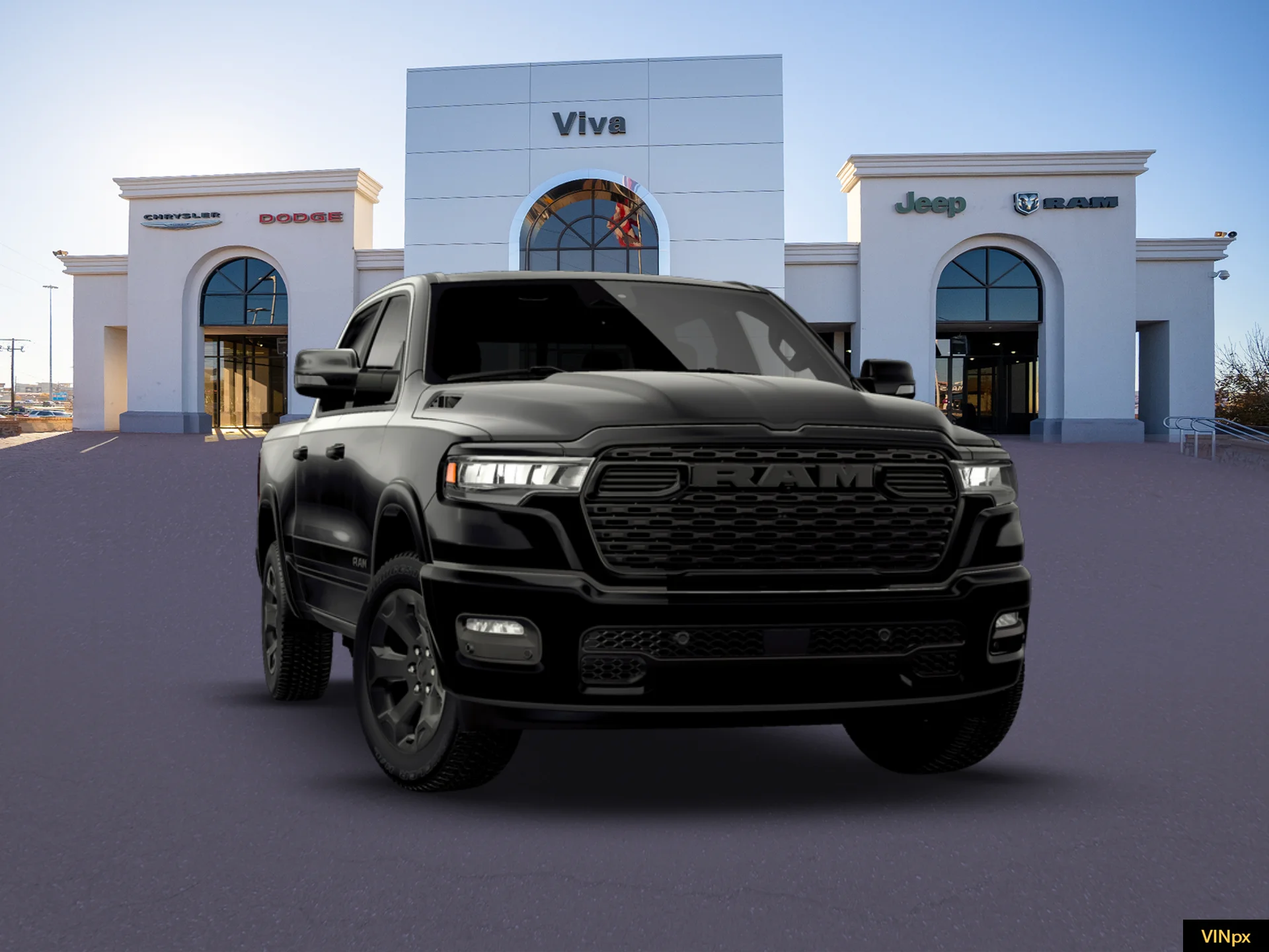 New 2026 Diamond Black Crystal Pearl-Coat Exterior Paint RAM LONE STAR image 28