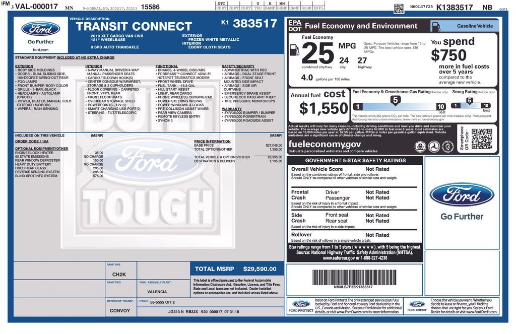 Used 2019 White Ford XLT image 2