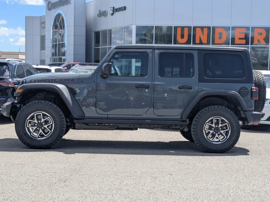 New 2026 Dark blue Jeep Rubicon - - 4x4 - 8-Spd Auto - Nappa Leather Seats - Black Freedom Top - Convenience Grp & More! image 5