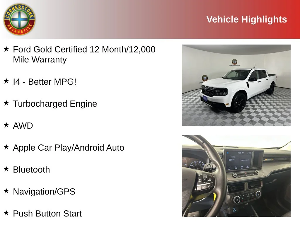 Used 2024 Ford Maverick XLT with VIN 3FTTW8J98RRA64775 for sale in Elk River, Minnesota