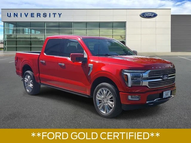 Used 2024 Red Ford Platinum image 1