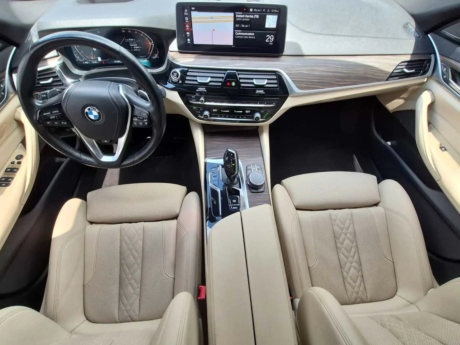 Certified Used 2023 Mineral White Metallic BMW 540i xDrive image 15