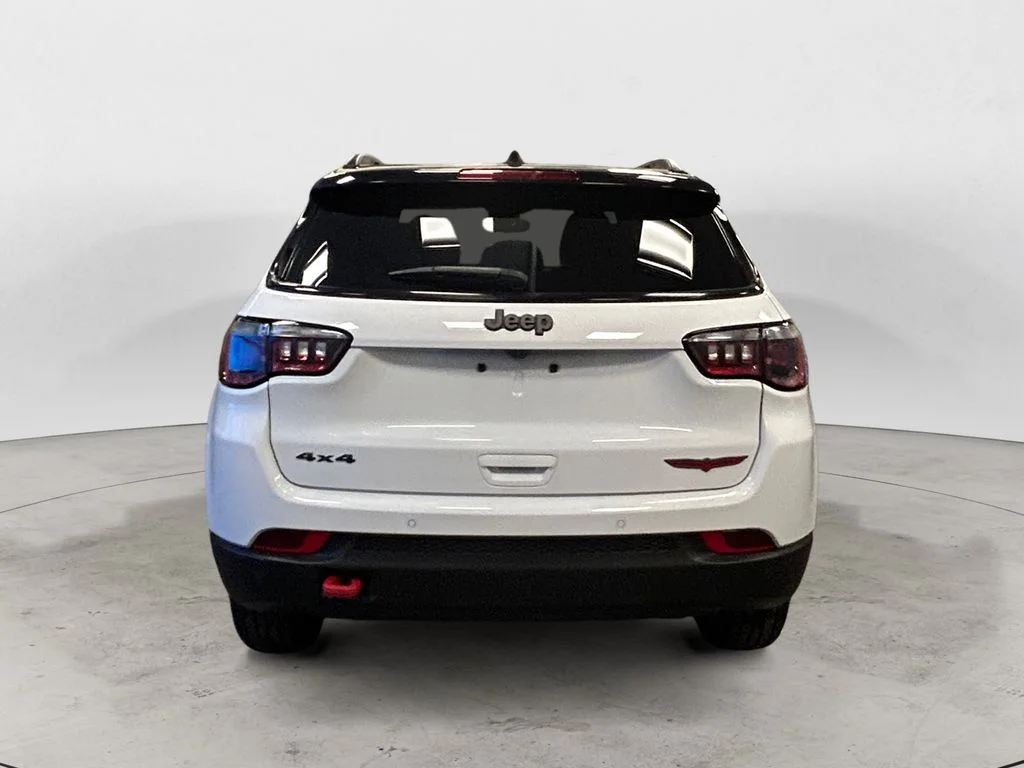 Used 2025 Bright White Jeep Trailhawk image 4