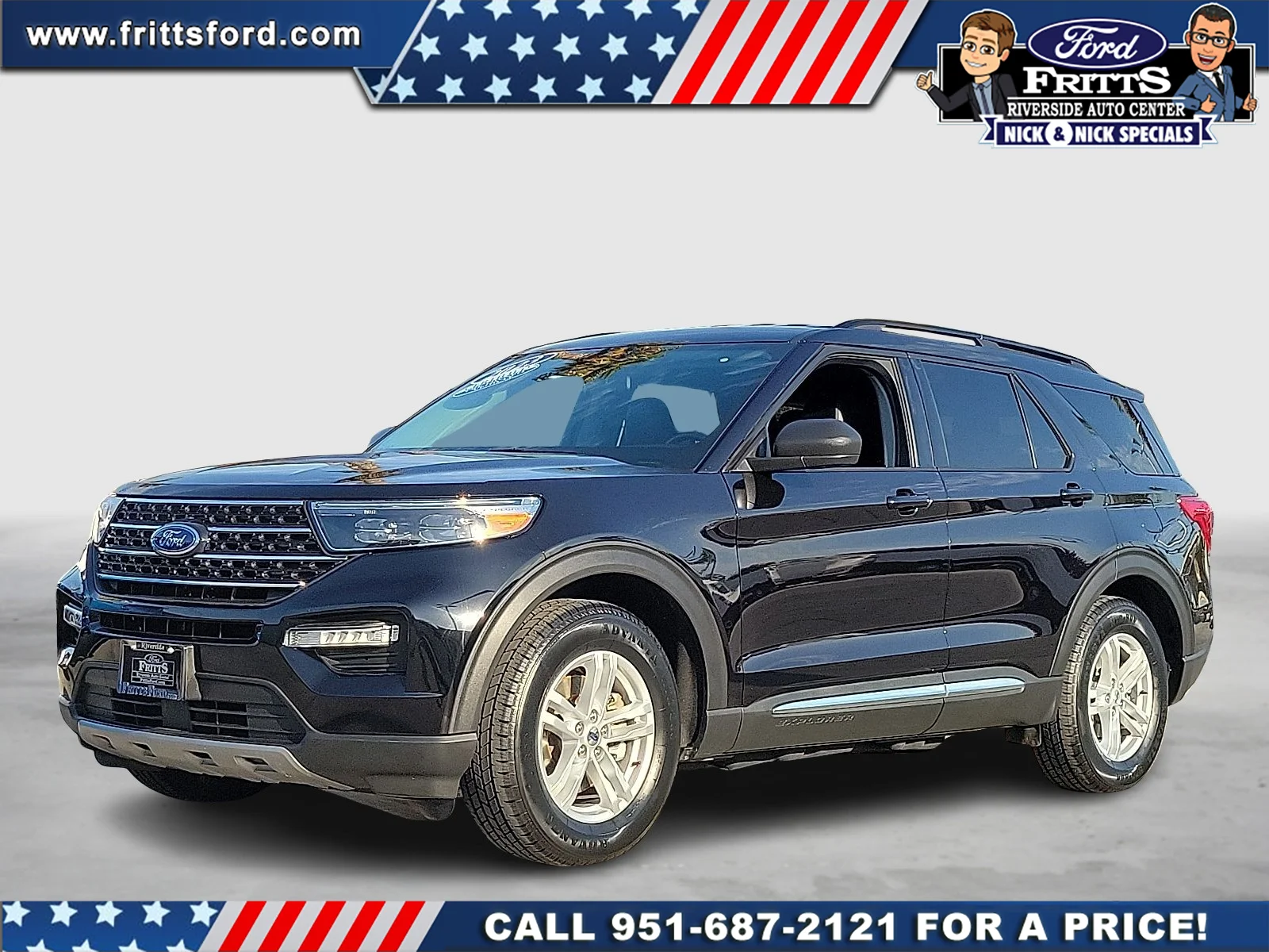 Certified Used 2023 Black Metallic Ford XLT image 1