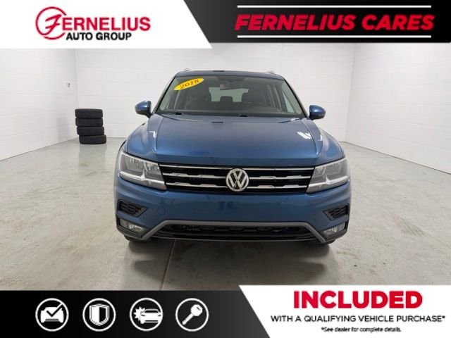 Used 2018 Volkswagen Tiguan SEL with VIN 3VV2B7AXXJM098879 for sale in Cheboygan, MI
