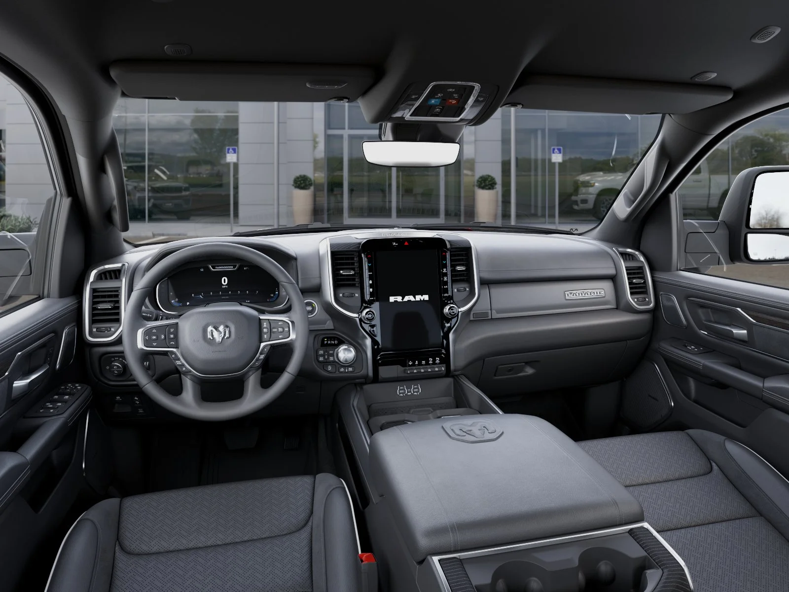 New 2027 Molten Red Pearl-Coat Exterior Paint RAM Laramie image 48