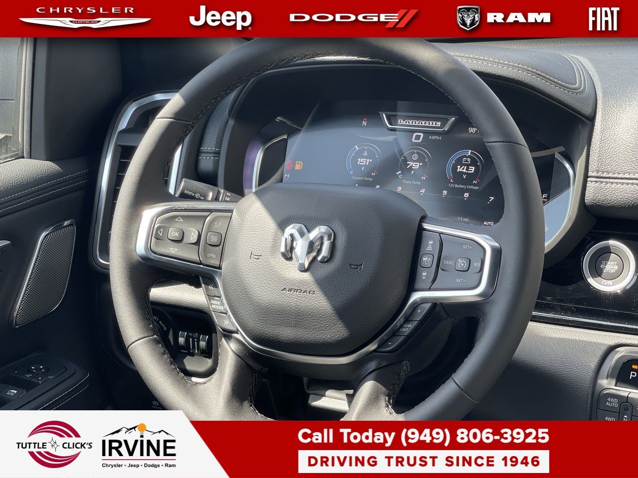 New 2026 Bright White Clear-Coat Exterior Paint RAM Laramie image 15