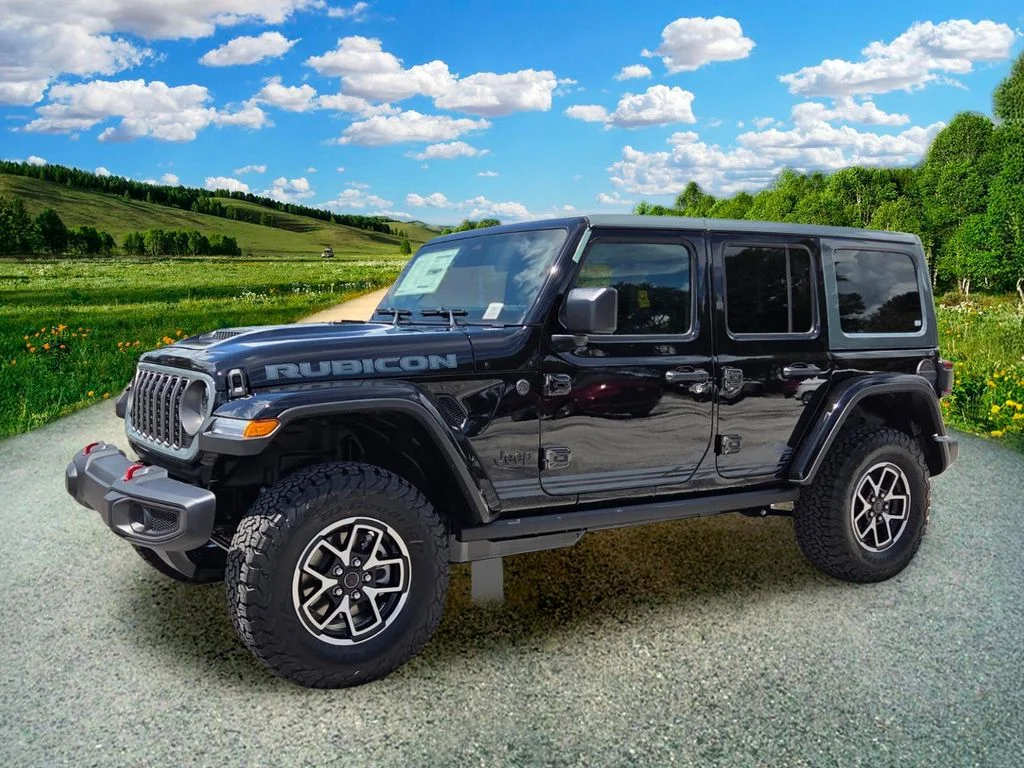 New 2026 Black Clear-Coat Exterior Paint Jeep Rubicon image 2