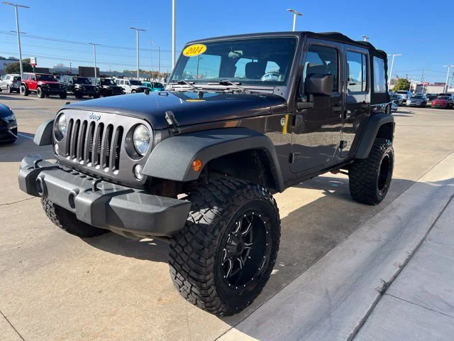Used 2014 Gray Jeep Unlimited Sport image 7