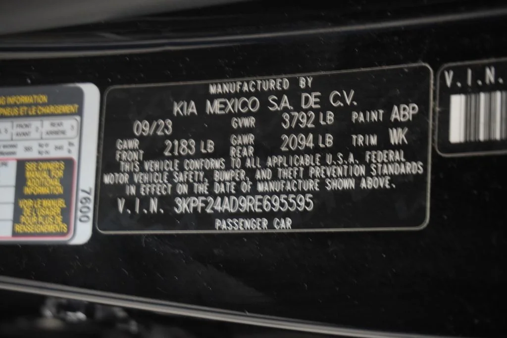 Used 2024 Black Kia LX image 53
