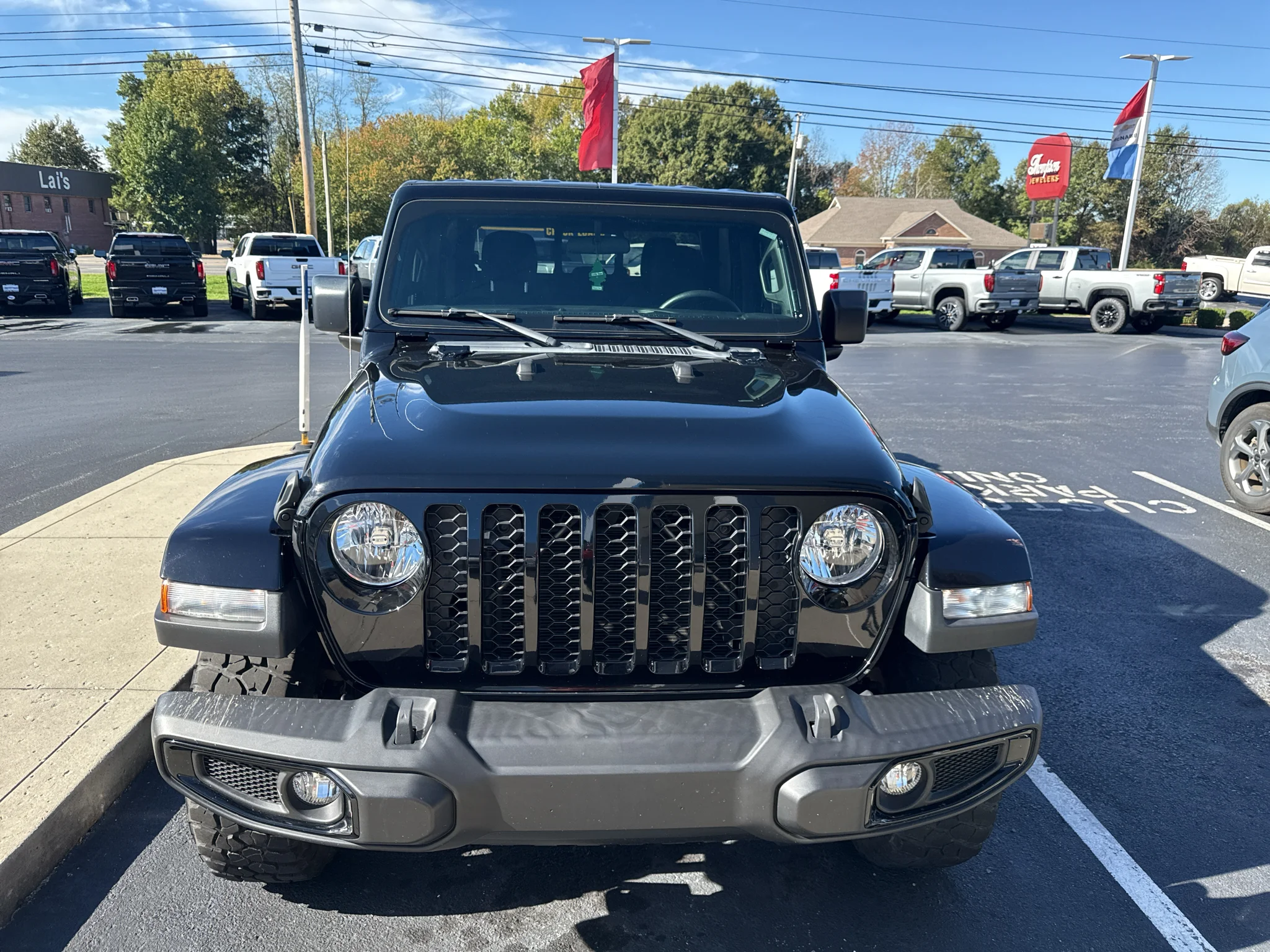 Used 2023 Black Jeep Willys Sport 4x4 image 4