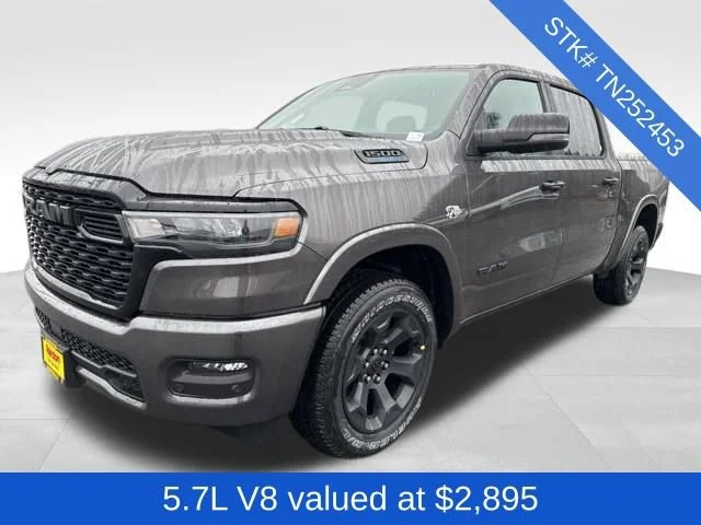 New 2026 Granite Crystal Metallic Clear-Coat Exterior Paint RAM Big Horn image 3
