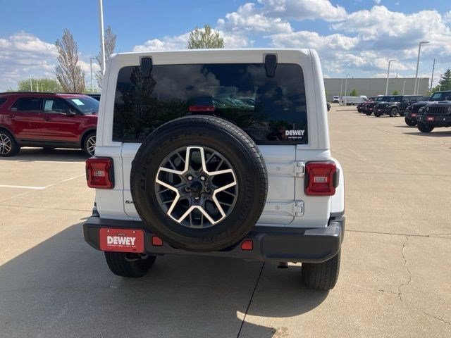 Certified Used 2025 Bright White Clearcoat Jeep Sahara image 5