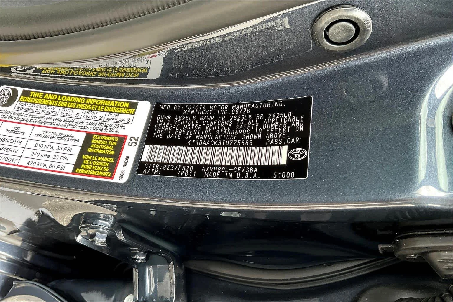 New 2026 Dark Cosmos Toyota SE image 19