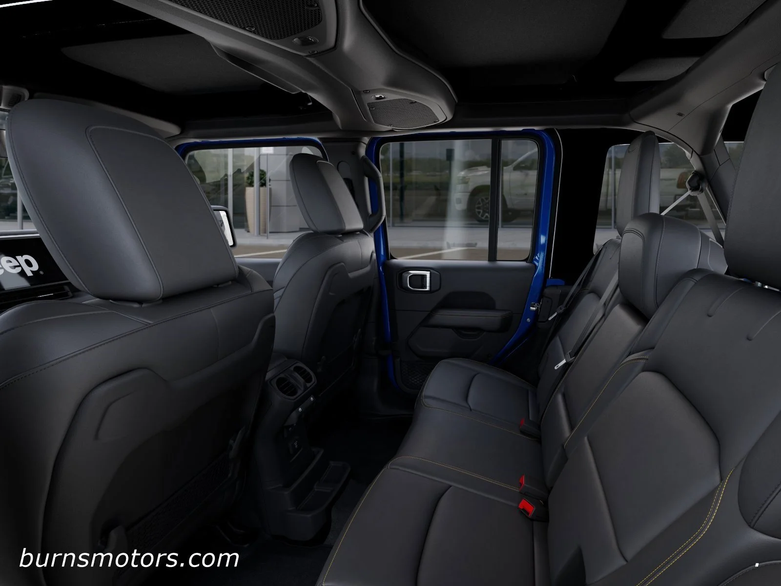 New 2026 Hydro Blue Pearl-Coat Exterior Paint Jeep Sahara 4-Door image 23