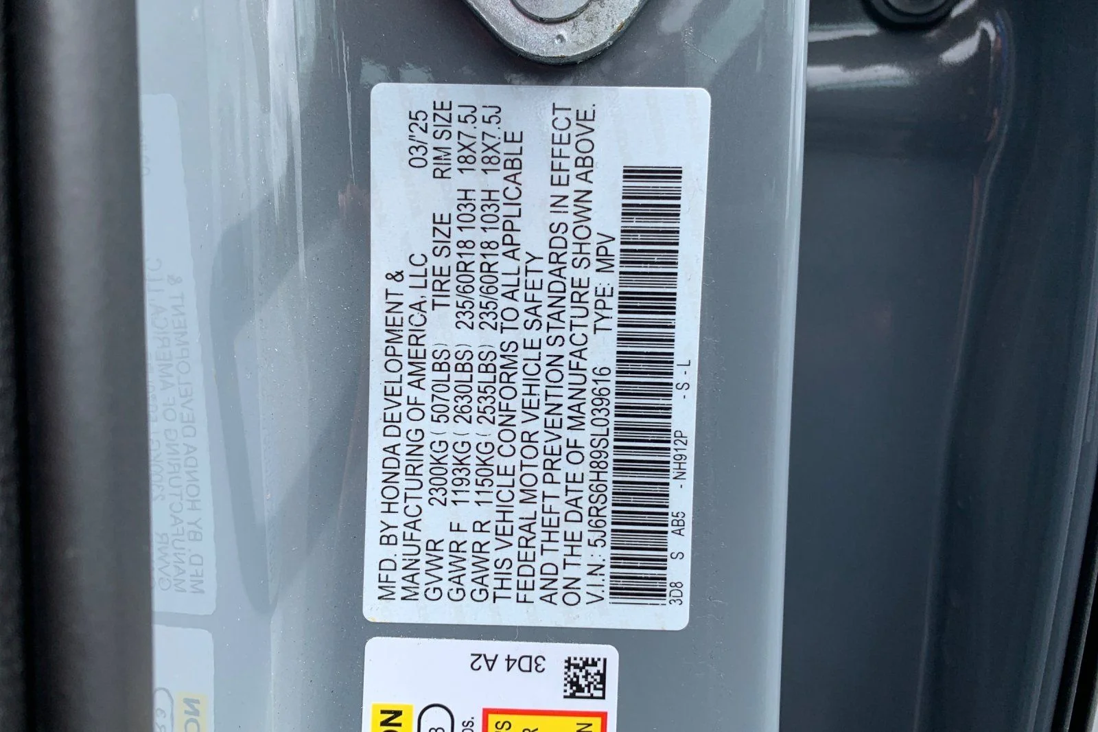 Certified Used 2025 Gray Honda Sport-L image 36
