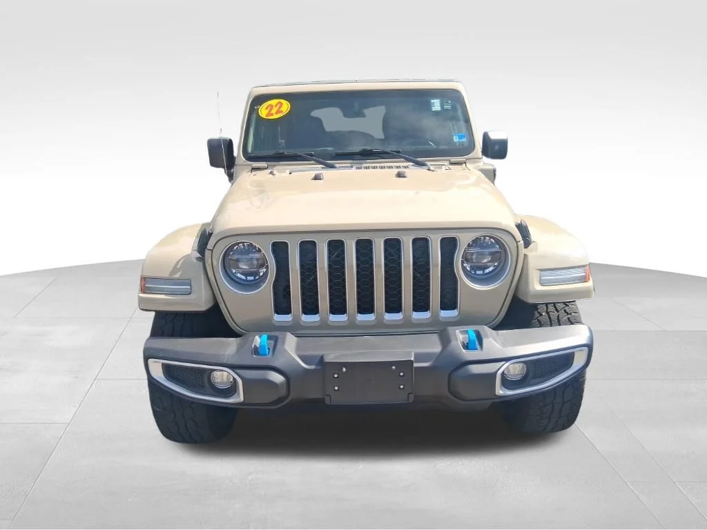 Used 2022 Beige Jeep Unlimited Sahara 4xe image 3