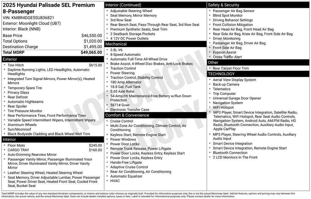 Used 2025 White Hyundai SEL Premium image 6